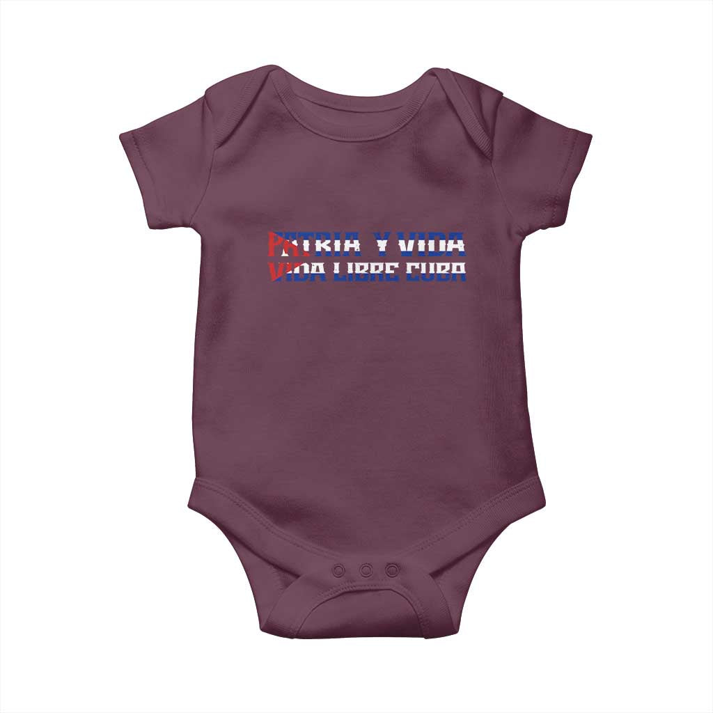 Viva Cuba Libre Baby Onesie Cuban Freedom Movement