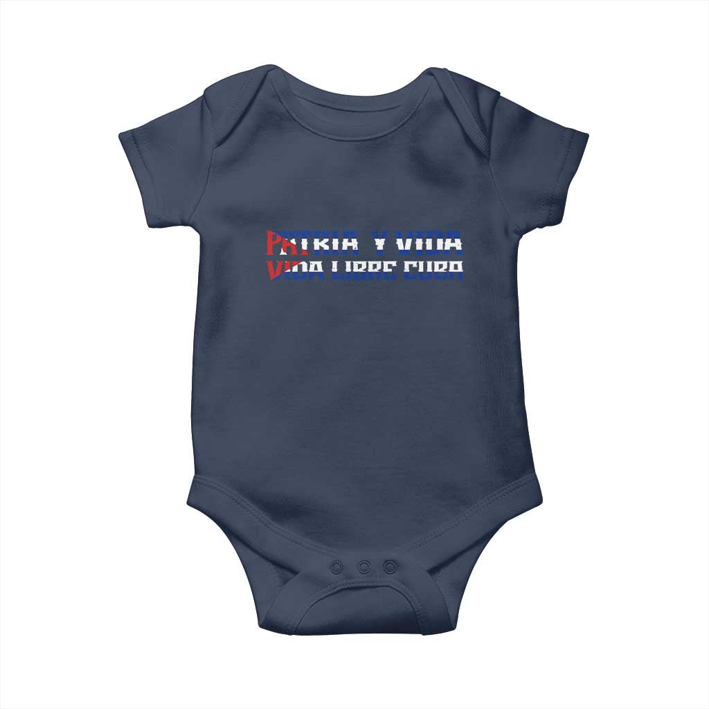 Viva Cuba Libre Baby Onesie Cuban Freedom Movement