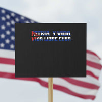 Viva Cuba Libre Protest Sign Cuban Freedom Movement