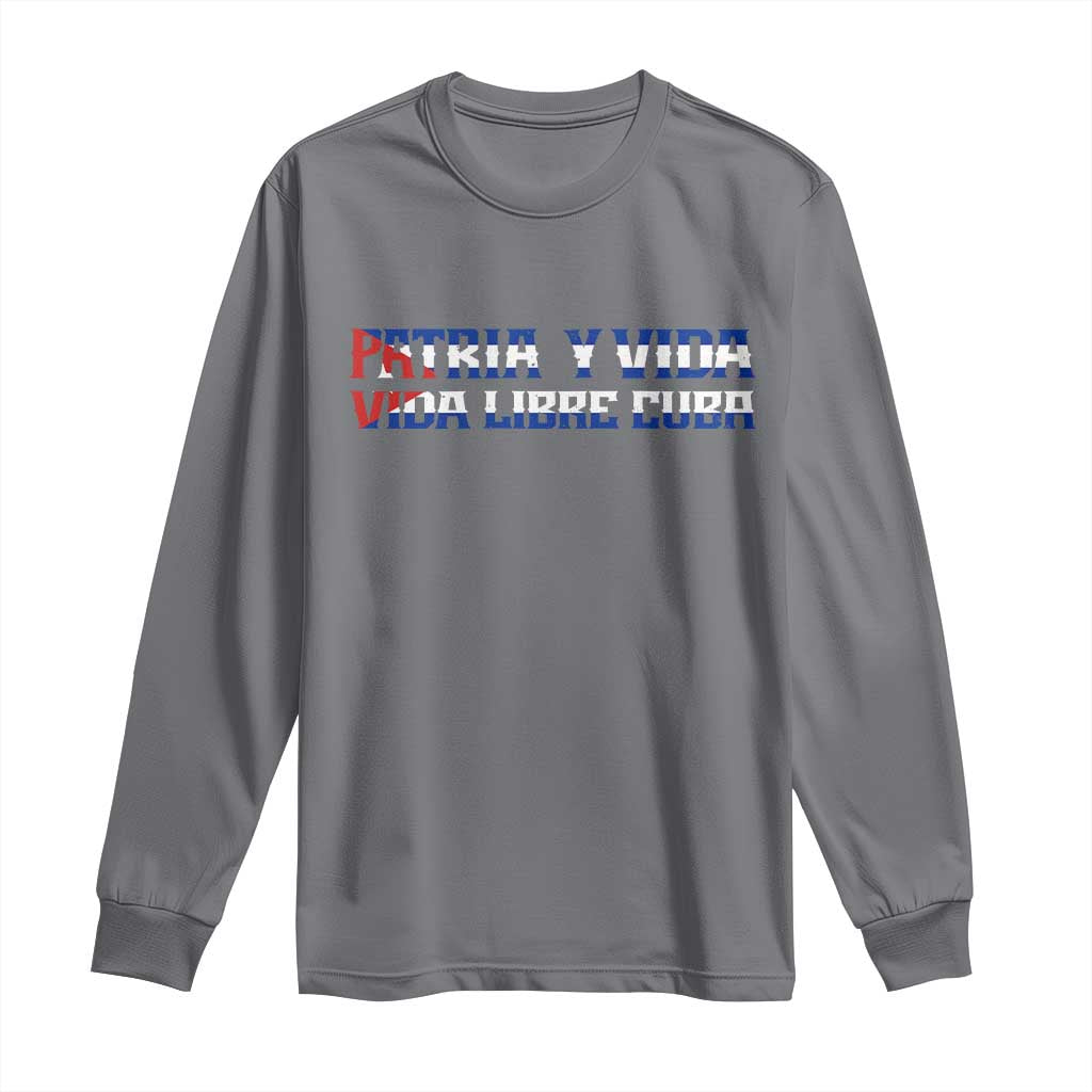 Viva Cuba Libre Long Sleeve Shirt Cuban Freedom Movement