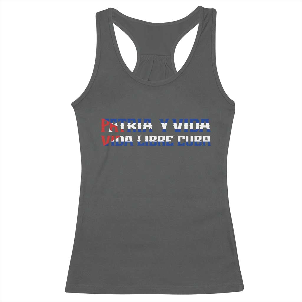 Viva Cuba Libre Racerback Tank Top Cuban Freedom Movement
