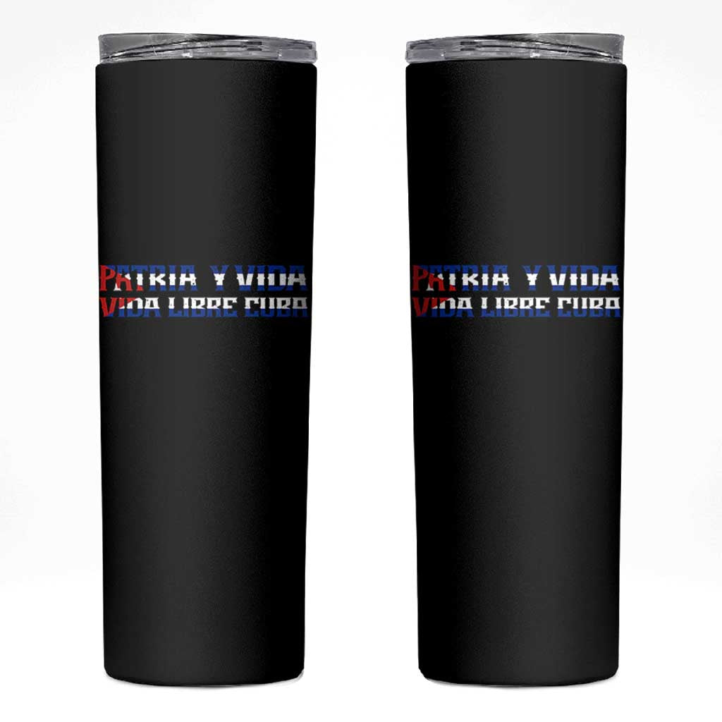 Viva Cuba Libre Skinny Tumbler Cuban Freedom Movement
