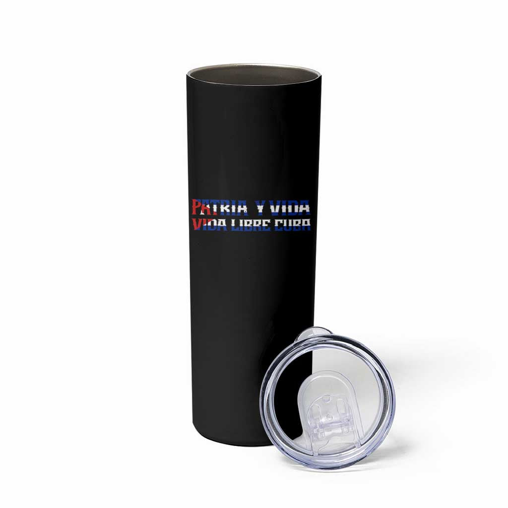 Viva Cuba Libre Skinny Tumbler Cuban Freedom Movement
