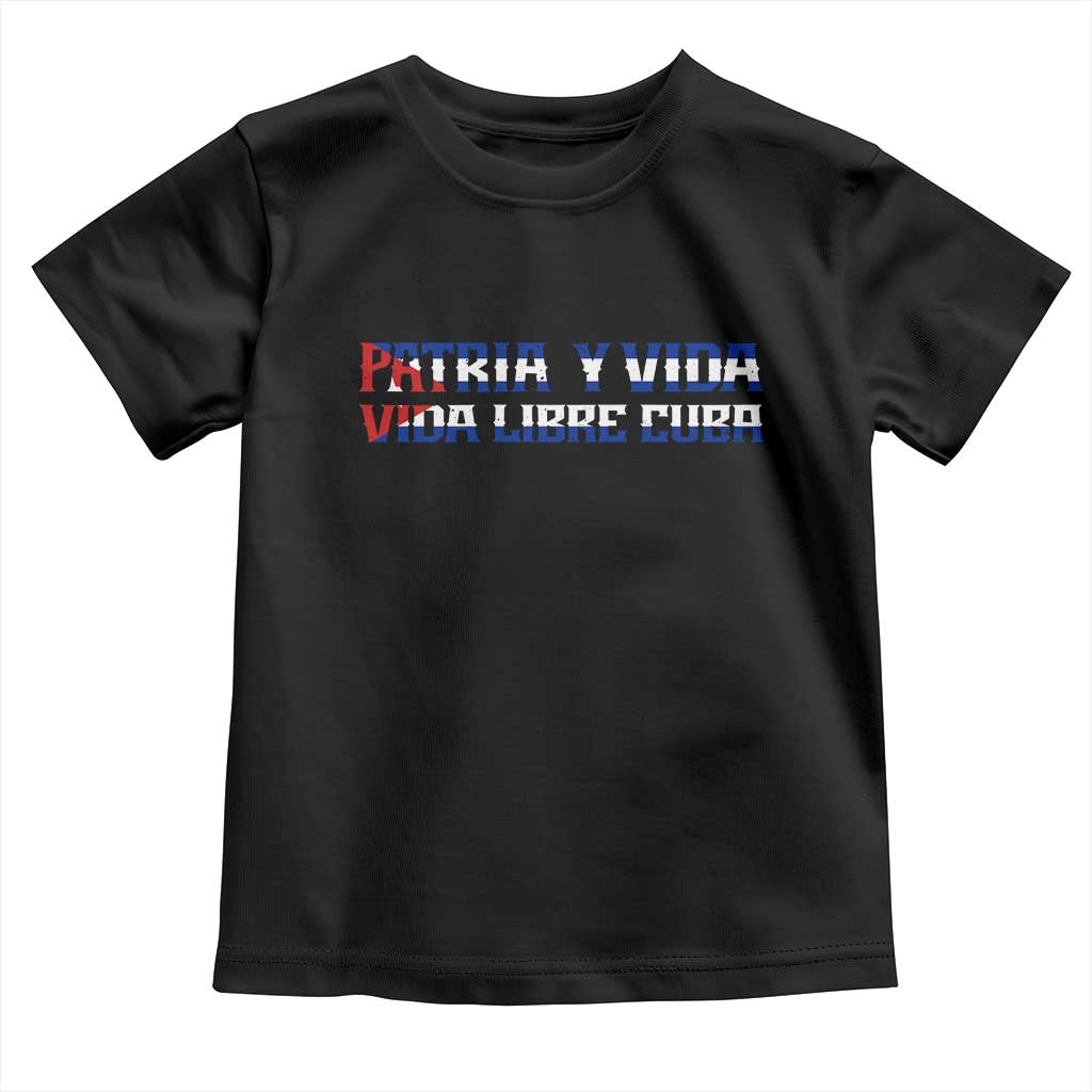Viva Cuba Libre Toddler T Shirt Cuban Freedom Movement