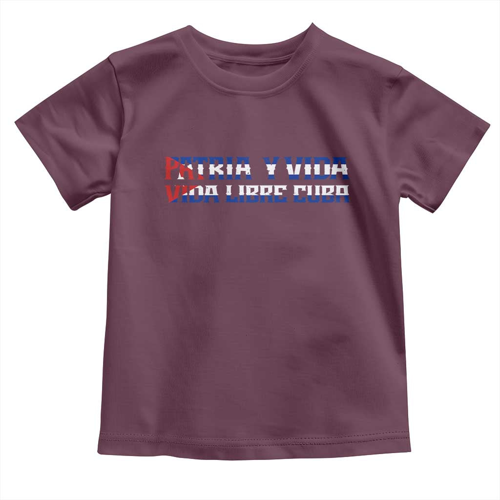 Viva Cuba Libre Toddler T Shirt Cuban Freedom Movement