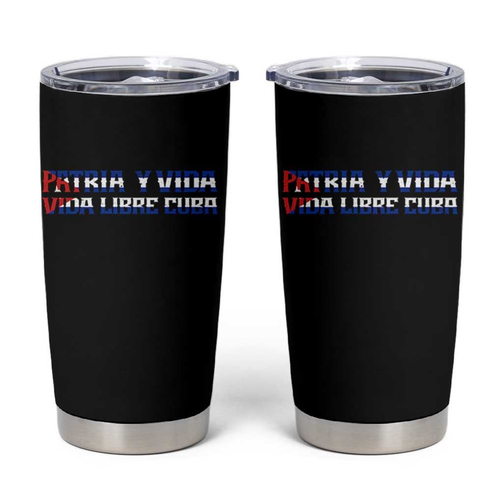 Viva Cuba Libre Tumbler Cup Cuban Freedom Movement