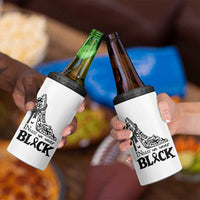 In May We Wear Black 4 in 1 Can Cooler Tumbler Skin Cancer Support Gift For Her