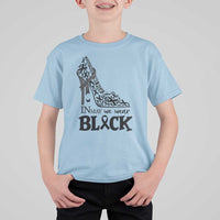 In May We Wear Black T Shirt For Kid Skin Cancer Support Gift For Her