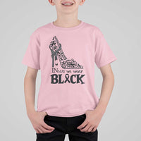 In May We Wear Black T Shirt For Kid Skin Cancer Support Gift For Her