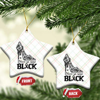 In May We Wear Black Ceramic Ornament Skin Cancer Support Gift For Her