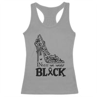 In May We Wear Black Racerback Tank Top Skin Cancer Support Gift For Her
