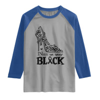 In May We Wear Black Raglan Shirt Skin Cancer Support Gift For Her