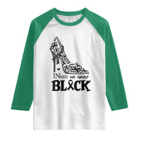 In May We Wear Black Raglan Shirt Skin Cancer Support Gift For Her