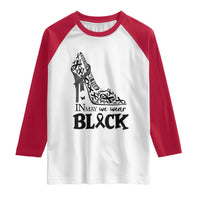 In May We Wear Black Raglan Shirt Skin Cancer Support Gift For Her