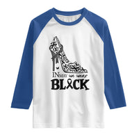 In May We Wear Black Raglan Shirt Skin Cancer Support Gift For Her