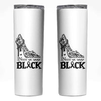 In May We Wear Black Skinny Tumbler Skin Cancer Support Gift For Her