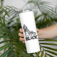 In May We Wear Black Skinny Tumbler Skin Cancer Support Gift For Her