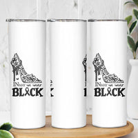 In May We Wear Black Skinny Tumbler Skin Cancer Support Gift For Her