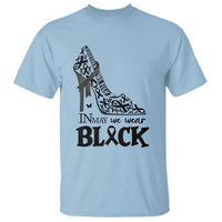 In May We Wear Black T Shirt Skin Cancer Support Gift For Her