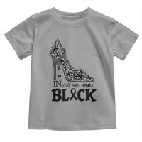 In May We Wear Black Toddler T Shirt Skin Cancer Support Gift For Her