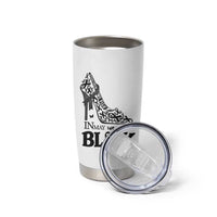 In May We Wear Black Tumbler Cup Skin Cancer Support Gift For Her
