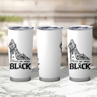 In May We Wear Black Tumbler Cup Skin Cancer Support Gift For Her