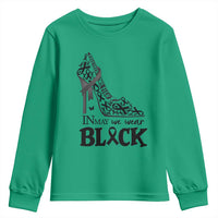 In May We Wear Black Youth Sweatshirt Skin Cancer Support Gift For Her