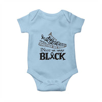 In May We Wear Black Baby Onesie Melanoma Support Family Gift