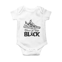 In May We Wear Black Baby Onesie Melanoma Support Family Gift
