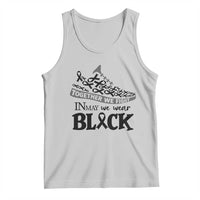In May We Wear Black Tank Top Melanoma Support Family Gift
