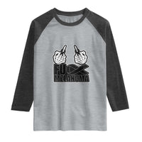 Fuck Melanoma Raglan Shirt Skeleton Hand Black Ribbon Awareness