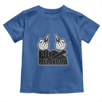 Fuck Melanoma Toddler T Shirt Skeleton Hand Black Ribbon Awareness