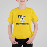 Fuck Melanoma Awareness T Shirt For Kid Skeleton Hand Ribbon Warrior Gift