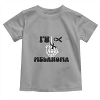 Fuck Melanoma Awareness Toddler T Shirt Skeleton Hand Ribbon Warrior Gift