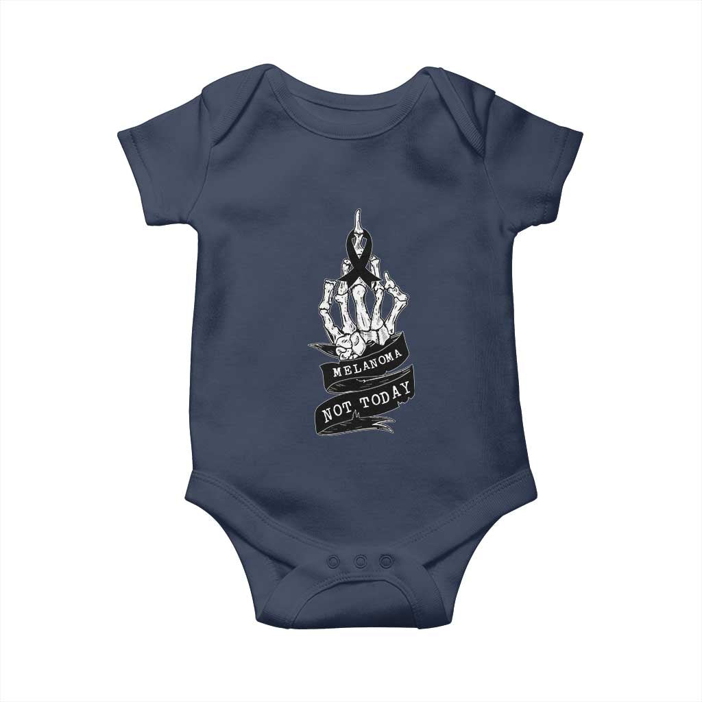 Melanoma Fighter Not Today Baby Onesie Skin Cancer Awareness Gift