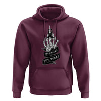 Melanoma Fighter Not Today Hoodie Skin Cancer Awareness Gift