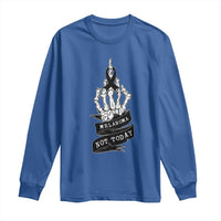 Melanoma Fighter Not Today Long Sleeve Shirt Skin Cancer Awareness Gift