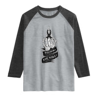 Melanoma Fighter Not Today Raglan Shirt Skin Cancer Awareness Gift