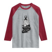 Melanoma Fighter Not Today Raglan Shirt Skin Cancer Awareness Gift