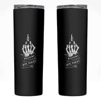 Melanoma Fighter Not Today Skinny Tumbler Skin Cancer Awareness Gift