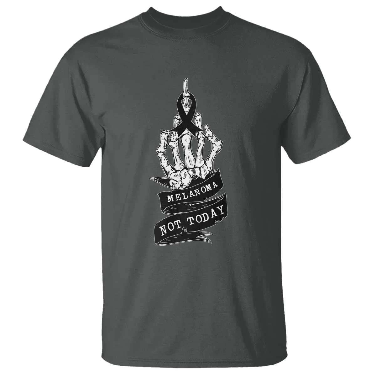 Melanoma Fighter Not Today T Shirt Skin Cancer Awareness Gift