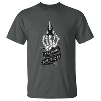 Melanoma Fighter Not Today T Shirt Skin Cancer Awareness Gift