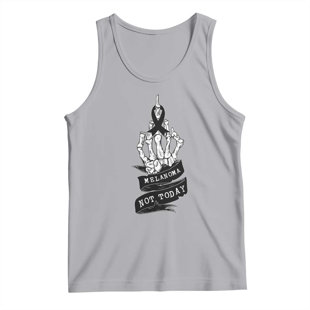 Melanoma Fighter Not Today Tank Top Skin Cancer Awareness Gift