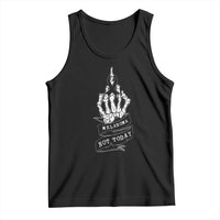 Melanoma Fighter Not Today Tank Top Skin Cancer Awareness Gift