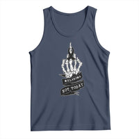 Melanoma Fighter Not Today Tank Top Skin Cancer Awareness Gift