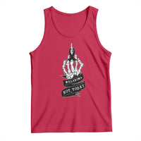 Melanoma Fighter Not Today Tank Top Skin Cancer Awareness Gift