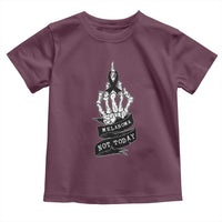 Melanoma Fighter Not Today Toddler T Shirt Skin Cancer Awareness Gift