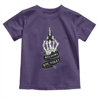 Melanoma Fighter Not Today Toddler T Shirt Skin Cancer Awareness Gift