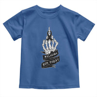 Melanoma Fighter Not Today Toddler T Shirt Skin Cancer Awareness Gift