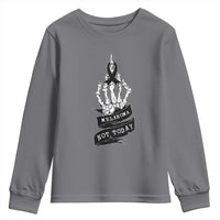 Melanoma Fighter Not Today Youth Sweatshirt Skin Cancer Awareness Gift